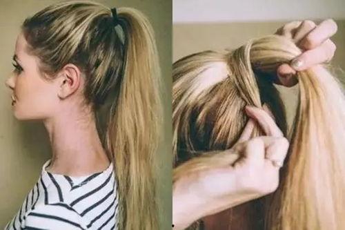 成人红色皮筋扎发视频,打造时尚潮流发型教程